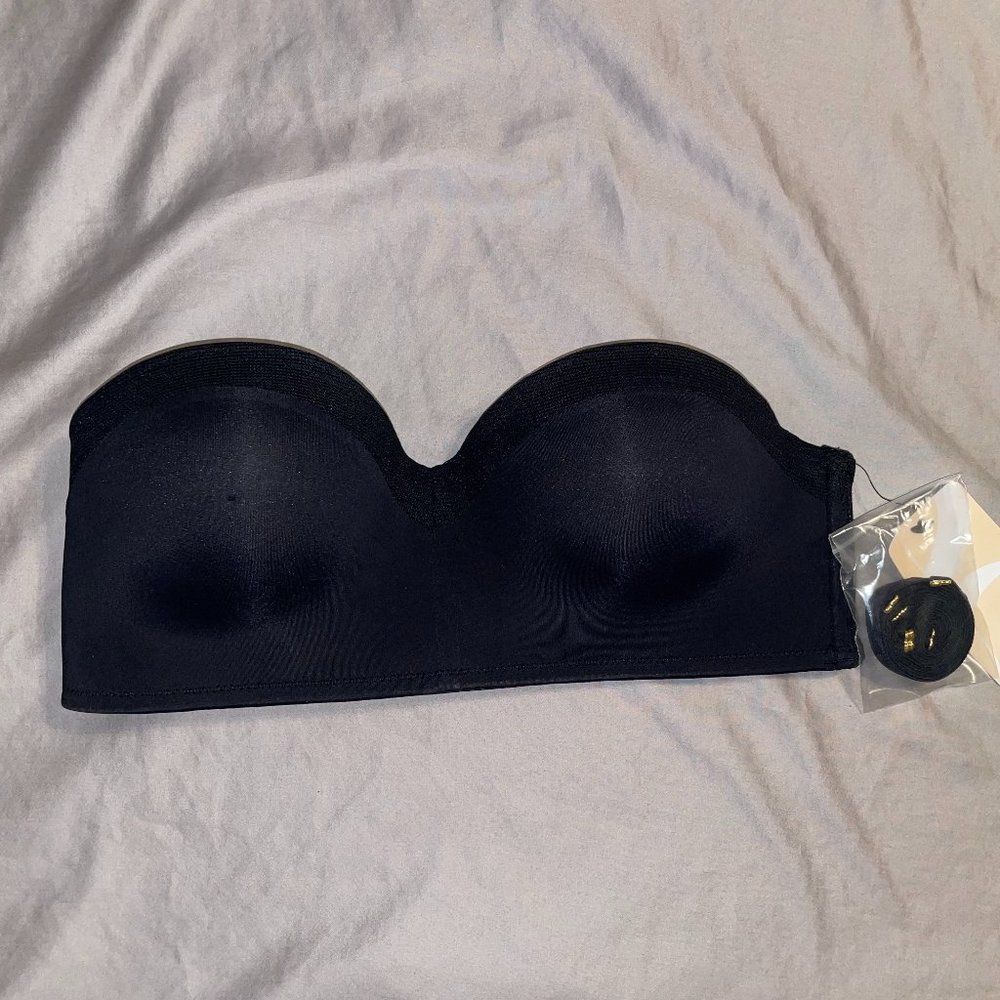 NWT Lively Strapless Convertible bra Jet Black 32218 Size 34B